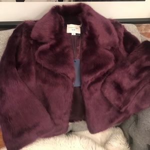 Habitual Girl (Kids) Faux Fur Jacket (Size 12)